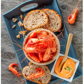 Crevettes bouquets cuites